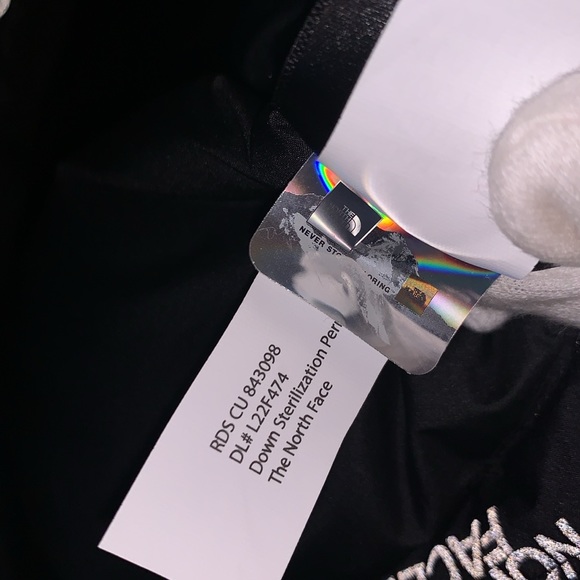 NWT The North Face Teen 1996 Retro Nuptse Jacket, Medium (10) - Picture 13 of 14